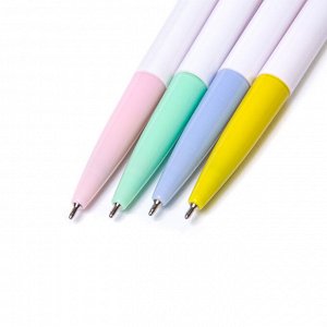 Ручка шариковая, автоматическая, Alingar "ARROW", синяя,  корпус пастель, 0,7мм (48шт)