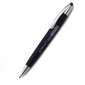 Ручка шариковая, автоматическая, Yalong, синяя, 0,7 мм.,чернила на масляной основе, трехгранный корпус soft