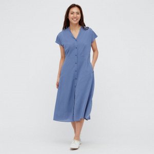 Женское платье,голубой63