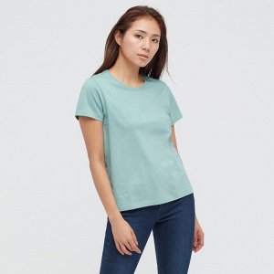 Женская футболка,зеленый