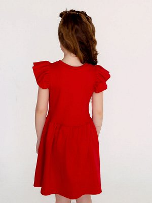 Платье Феечка красный