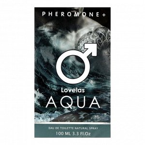 Туалетная вода мужская с феромонами Lovelas Aqua, 100 мл