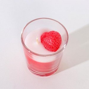 Свеча ароматическая в стакане "Ягодное парфе", 60 гр