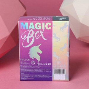 Подарочный набор: парфюм 30 мл и наушники вакуумные Magic box, единорог