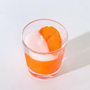 Свеча ароматическая в стакане "Цитрусовый мусс", 60 гр