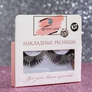 Ресницы накладные, с клеем, цвет чёрный