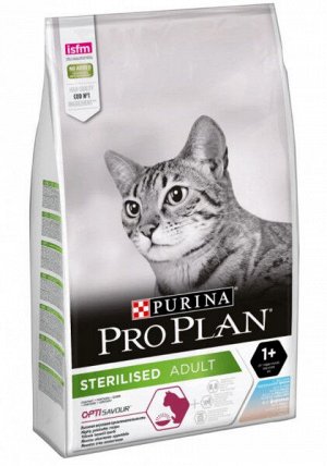 Pro Plan Sterilised сухой корм для стерилизованных кошек Треска/Форель 1,5кг АКЦИЯ!