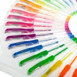 Набор гелевых ручек 50 цветов (11 пастельных, 12 неоновых, 12 металлик, 13 с блестками, 2 классических) deVENTE Cosmo 0.8 мм