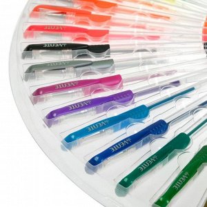 Набор гелевых ручек 50 цветов (11 пастельных, 12 неоновых, 12 металлик, 13 с блестками, 2 классических) deVENTE Cosmo 0.8 мм