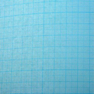 Бумага масштабно-координатная 640 мм в рулоне 40 м, голубая, 40 г/м2