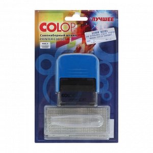 Штамп автоматический самонаборный Colop Printer С 30 SET blue, 5 строк, 2 кассы, синий