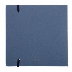 Скетчбук для акварели, 190 х 190 мм, «Малевичъ», Waterfall Nature, 20 листов, 200 г/м?, серо-синяя обложка