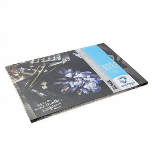 Альбом для Акварели 210 х 297, А4, Royal Talens Van Gogh, 12 листов, 360 г/м?, на склейке по 1 стороне Fin, чёрный блок, мелкозернистый