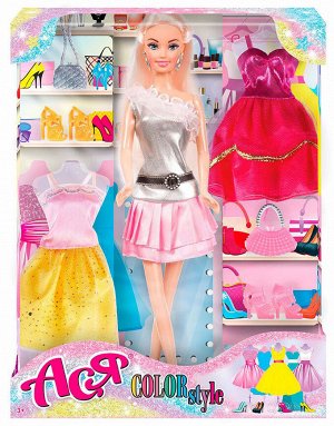 Кукла Ася "Стильные цвета" набор вариант 2 арт.35139