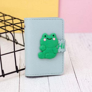 Визитница "Hi frog", green