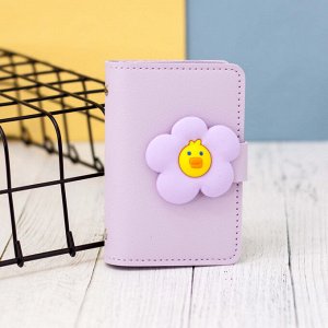 Визитница "Flower duck", purple