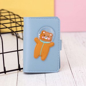 Визитница "Cosmo bear", blue