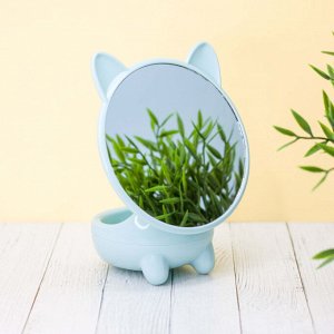 Зеркало настольное "Mini cat", blue