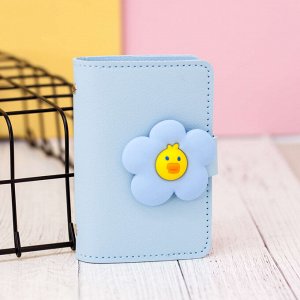 Визитница "Flower duck", blue