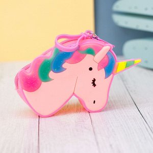 Кошелёк "Unicorn head", pink