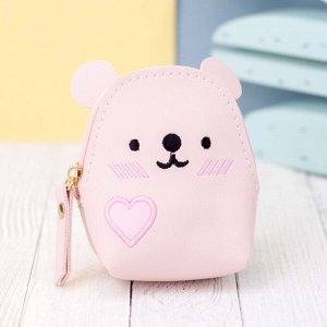 Кошелёк "Mouse with a heart", pink