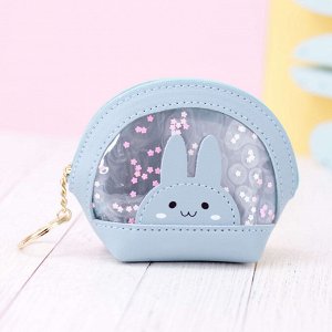 Кошелёк "Bunny head", blue