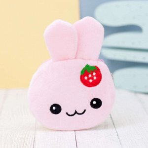 Кошелёк "Bunny with strawberries", pink