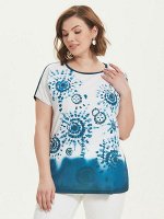 Туника (платье) жен  Summer Boho изумрудный