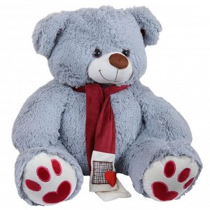 Мягкая игрушка Медведь плюшевый серый 60 см18