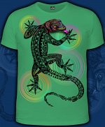Футболки мужские Lizard (Светится в ультрафиолете)