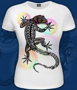 Футболки женские Lizard (Светится в ультрафиолете)