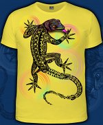 Футболки мужские &quot;Lizard (Светится в ультрафиолете)&quot;