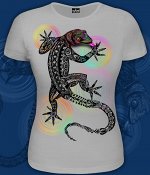 Футболки женские Lizard (Светится в ультрафиолете)