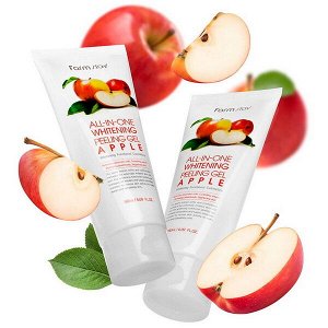 Пилинг-гель с экстрактом яблока FarmStay All-in-one Whitening Peeling Gel Apple, 180мл