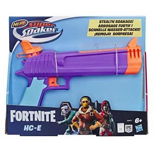 Бластер Hasbro NERF Супер Сокер Фортнайт HC E стреляет водой1