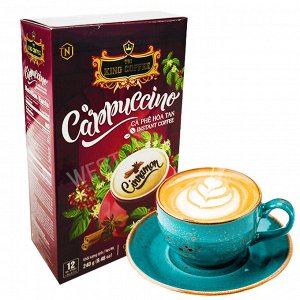 Кофе растворимый 3 в 1 Капучино Корица (12 пач.*20г) Т.М. «King Coffee»
