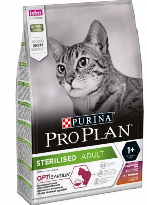 Pro Plan Sterilised сухой корм для стерилизованных кошек Утка/Печень 3кг АКЦИЯ!