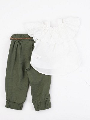 Комплект для девочки: блузка и брюки