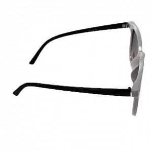 Стильные женские очки Donna вайфареры чёрного цвета в белой оправе.