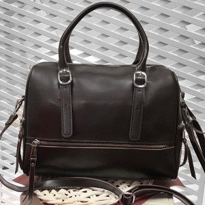 Элегантная сумка саквояж Anabel из натуральной кожи кофейного цвета.