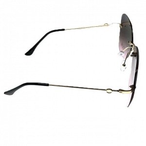 Женские очки оверсайз Irisk с матовой окантовкой на линзах.
