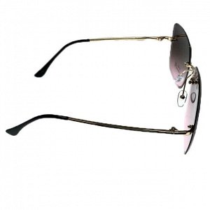 Женские очки оверсайз Irisk с матовой окантовкой на линзах.