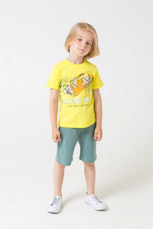 Комплект для мальчика Crockid КР 2744 яркий лимон, зеленая полынь к292
