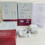 Набор IPhone 2 в 1 для IPhone 11 / 12 : Кабель Lighting- USB C +блок 20W качество AAAAA в белой упаковке