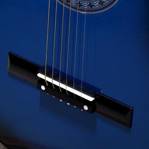 Гитара классическая синяя, 6-ти струнная 97см