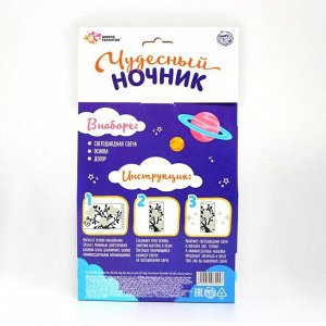 Школа талантов Набор для творчества «Чудесный ночник: космос»