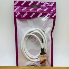 Кабель USB Lightning для apl : 1.5 ампера , белый силиконовый в упаковке
