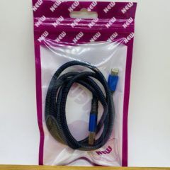 Кабель USB Lightning для apl : 1.5 ампера , темно-синий силиконовый в упаковке