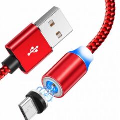 Магнитный кабель USB – Micro USB / Lighting / USB TYPE C ( 3 НАСАДКИ )СВЕТЯЩИЙСЯ X-Cable Metal Magnetic Cable 360