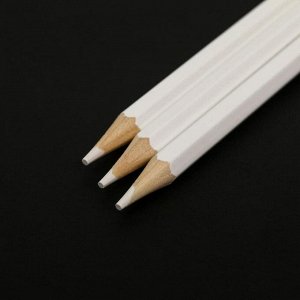 Набор скетчбук с черными листами + белый карандаш 3 шт «Мечтай смелее», А5 40 л
